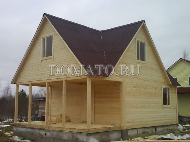 фронтон деревянного дома