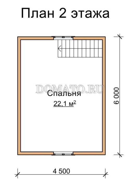 план 2 этажа