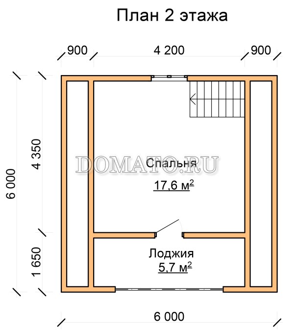 план 2 этажа