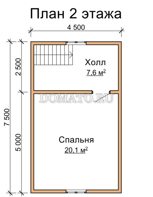 план 2 этажа