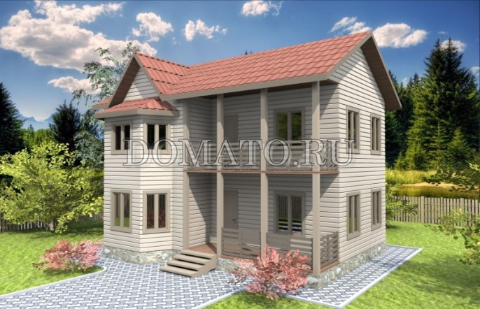 Каркасный дом 9×7
