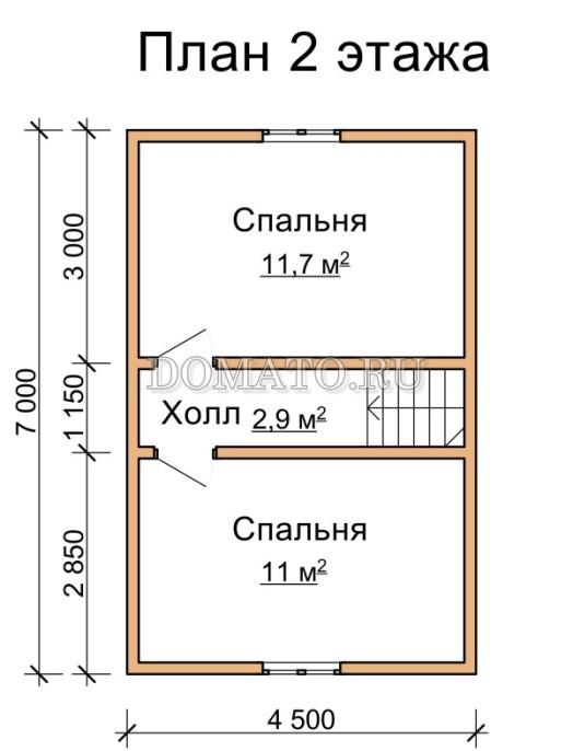 план 2 этажа