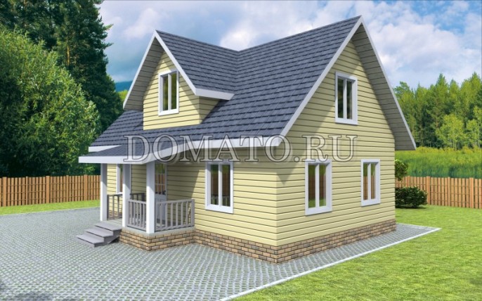 Каркасный дом 9×6