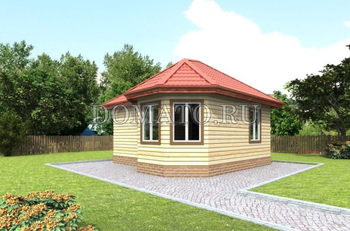 Проект бани 6×6