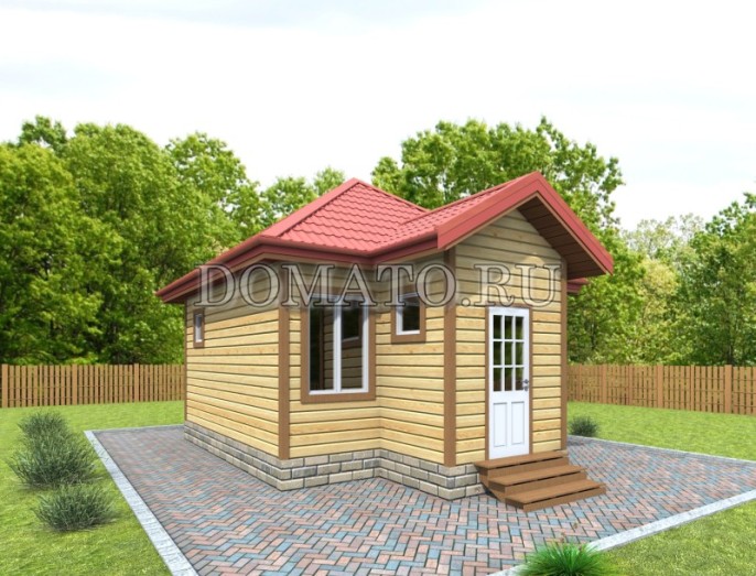 Проект бани 6.5×5