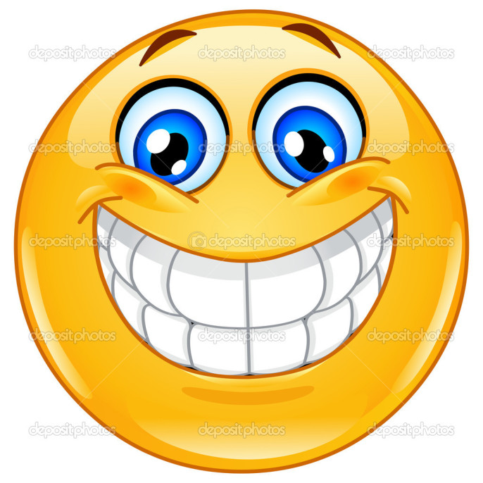 Big smile emoticon
