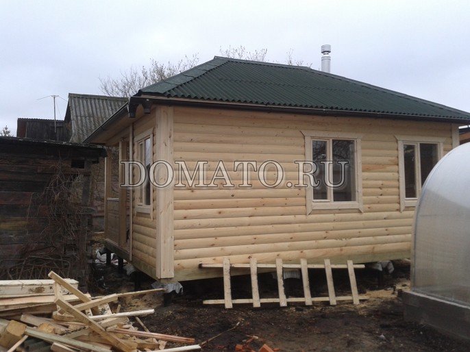 баня из профилированного бруса