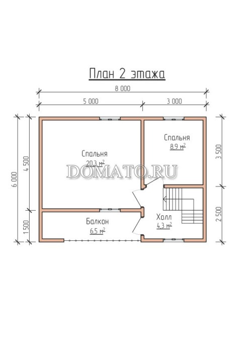 план 2 этажа